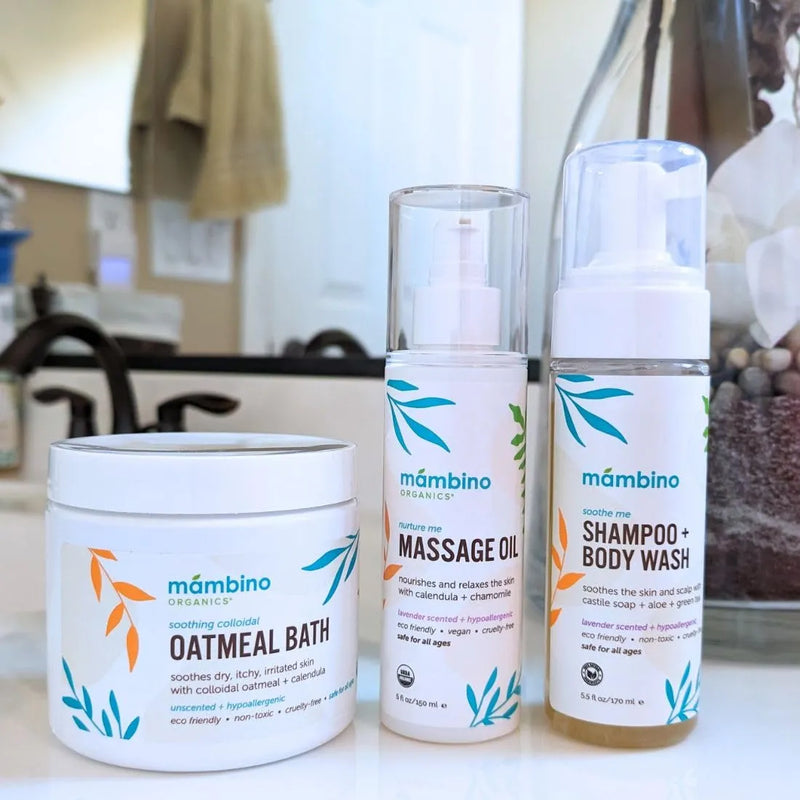 Mambino Organics Aceite De Masaje Para Bebés, Orgánico, N.