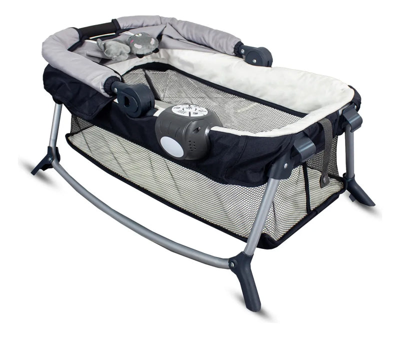 Cuna Corral Bebé Gris Oscuro Bebesit Premium
