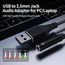 Adaptador De Audio Usb A Conector De 0.138 In, Tarjeta De So