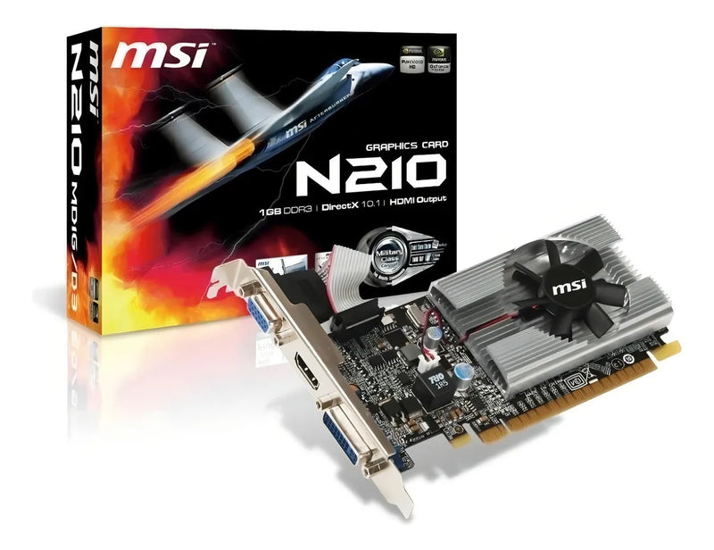 Tarjeta de video Nvidia MSI GeForce 200 Series 210 1GB