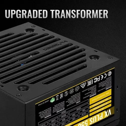 Fuente De Poder Pc Aerocool Vx550 Plus 110v Negra Negro