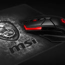 Mouse Pad gamer MSI Agility GD20 de goma 22cm x 32cm x 5mm negro