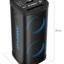 Parlante Recargable Hyundai Bluetooth/fm/usb 150 Watts Negro
