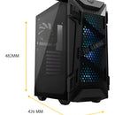 Gabinete para computadora de escritorio Asus TUF Gaming GT301 negro