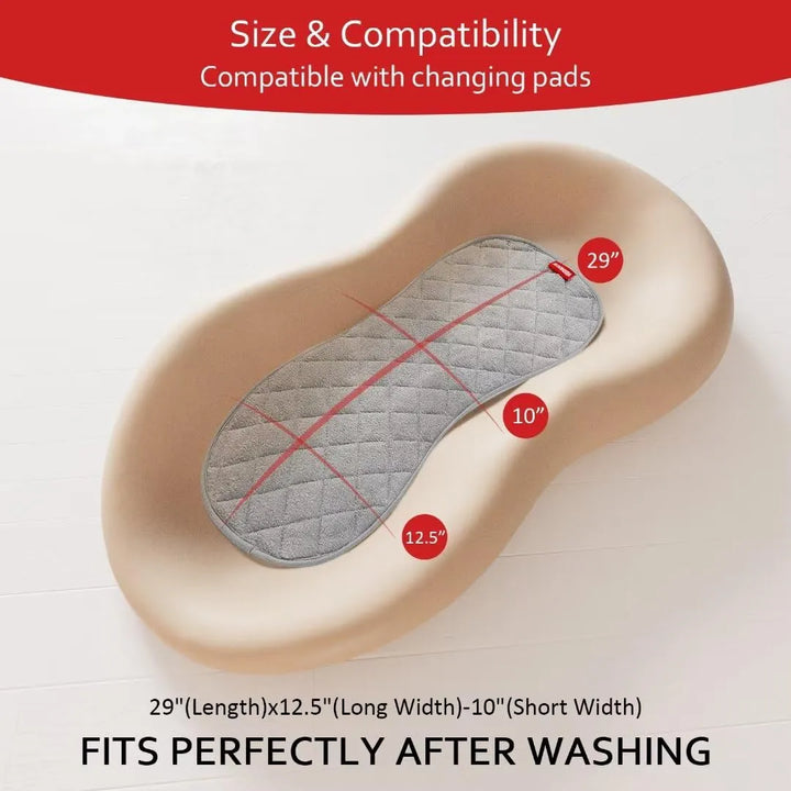 Moonsea Forro Acolchado Mas Grueso Para Cambiador, Impermeab