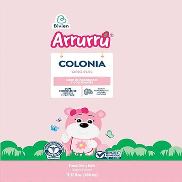 Colonia Bebe Arrurú Original 400+800ml Rosa