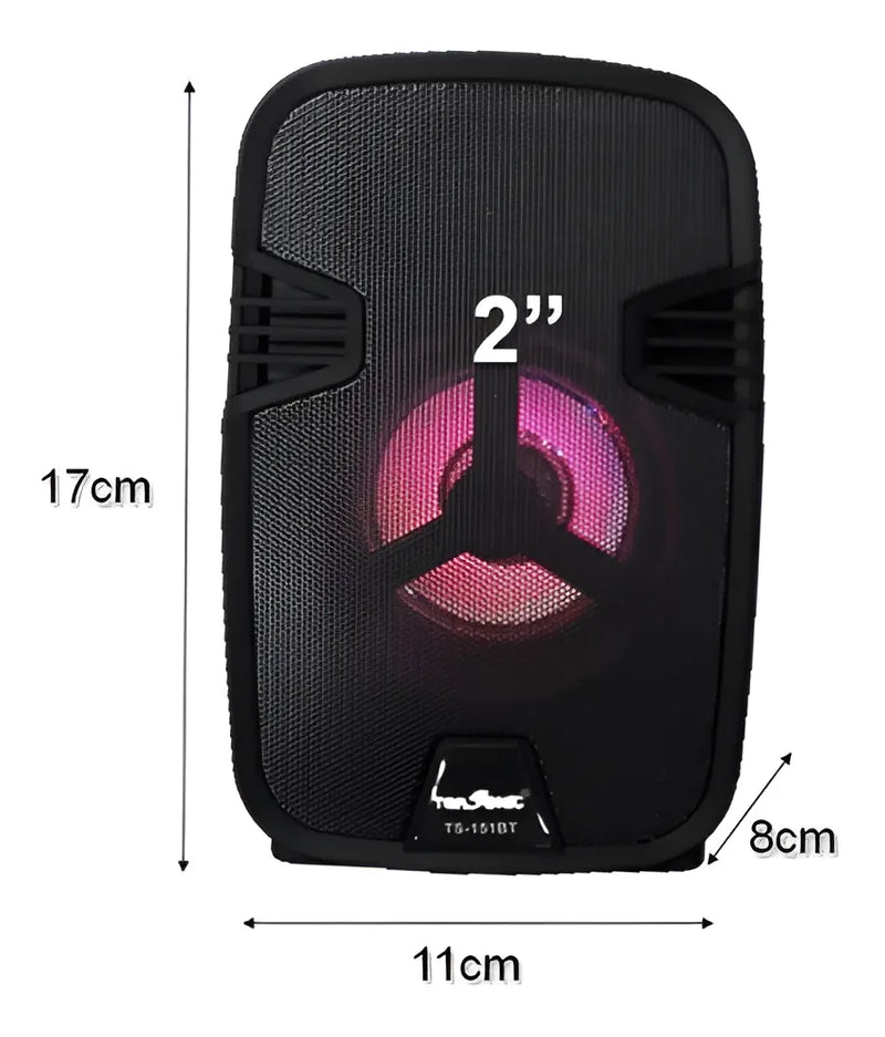 Mini Cabina De Sonido Parlante Bluetooth Recargable