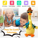 Pato Peluche De Juguete Bailarin Imita Sonidos