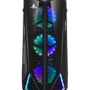 Gabinete Chasis Caja Gamer Iceberg Crystal Max Argb X3 Fan Negro