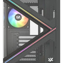 Chasis Gamer Xyz Qubex Black | Argb | Atx | 4 Fans | Type C