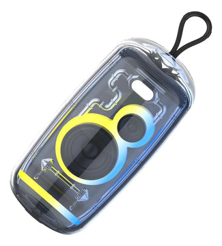Parlante Movisun Disko 16w Potencia Tws Luz Rgb De 360° Color Negro