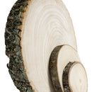 Rodaja De Madera X2 Natural 10cm 2 X Rodajas De Madera Natural De 10 Cm