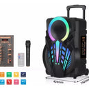 Parlante Altavoz Inalambrico Portatil Bluetooth 15 Pulgadas Negro