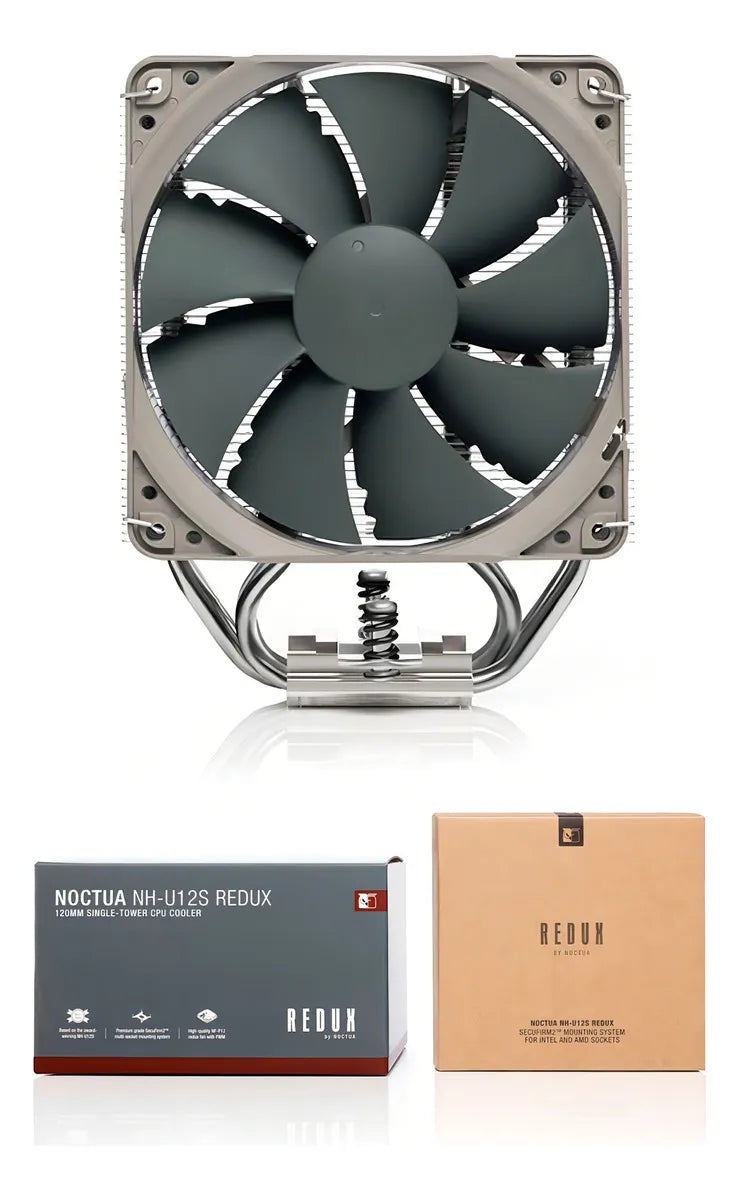 Disipador Noctua Nh-u12s Redux Extremo Cpu Led Gris