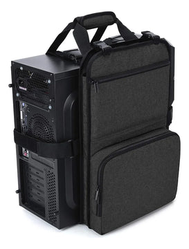 Trunab Pc Tower Correa De Transporte Con Asa, Soporte De Cin Black-1