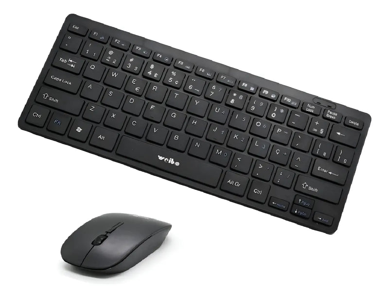 Kit de teclado y ratón Wb8068 con transmisión inalámbrica de hasta 10 m