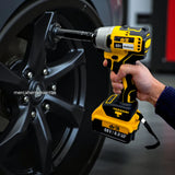 Kit Taladro Inalámbrico 13mm Y Pistola Impacto 1/2 Drill 68v - Amarillo - 60hz