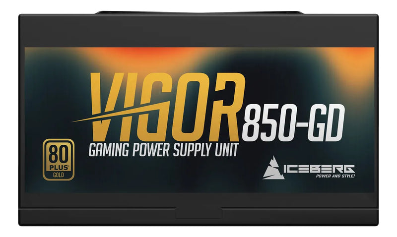 Fuente De Poder Para Pc Iceberg Vigor 850-gd 80+ Gold 850w Color Negro