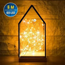 Luces Micro Led Alambre X60l Extensión Luz 6 Metros