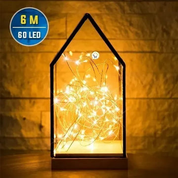 Luces Micro Led Alambre X60l Extensión Luz 6 Metros