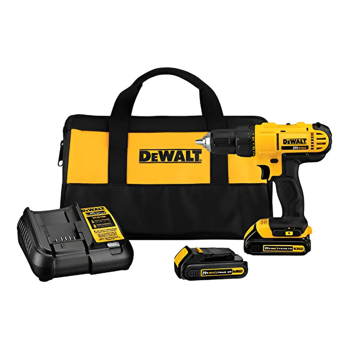 Kit De Taladro/destornillador Inalambrico Dewalt DCD771C2 de 20 V Ma