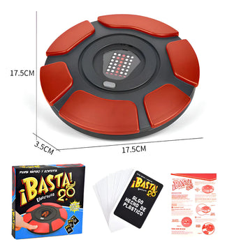 Juego De Mesa Basta Versión 2.0 Viral Interactivo Tablero Electrónica En Español, Para Pensar Rápida, Juego De Palabras De Ritmo Rápido, Juego Familiares, Fiestas Y Entretenimiento