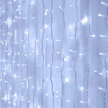 Luces Navidenas Led De Cortina, 200 Luces, Impermeables