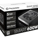 Fuente de poder para PC Thermaltake Smart SPD-0600 600W negra
