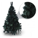 Arbol De Navidad Frondoso De Lujo 210cm Tupido 1110 Ramas Color Verde