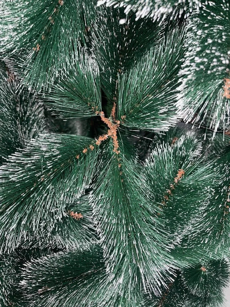 Arbol De Navidad Tipo Pino Punta Blanca Frondoso 180 Cm Verde Oscuro