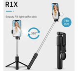 Monopod Palo Selfie Stick Tripode Camara Celular Led Control