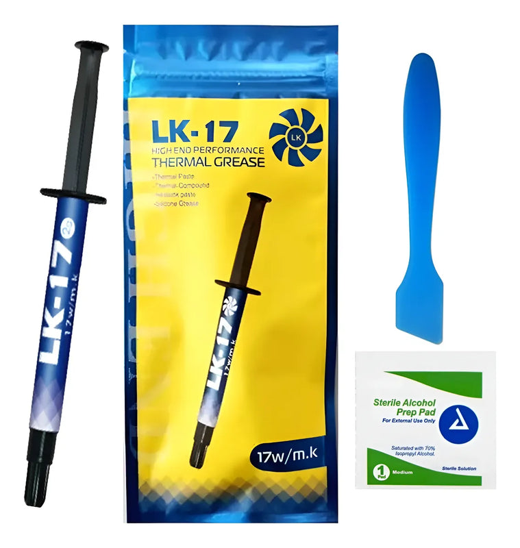 Pasta Térmica Lk-17 Gamer 2g 17w/mk Original Bolsa Sellada
