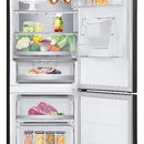Nevera Lg 343l Bottom Freezer Doorcooling+ Thinq Negro Mate Plateado