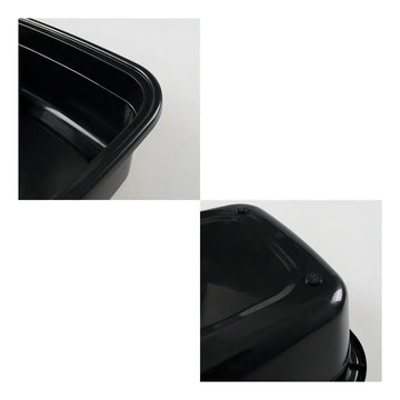 Vababa Paquete De 3 Baneras Grandes Color Negro, Lavabo De 1