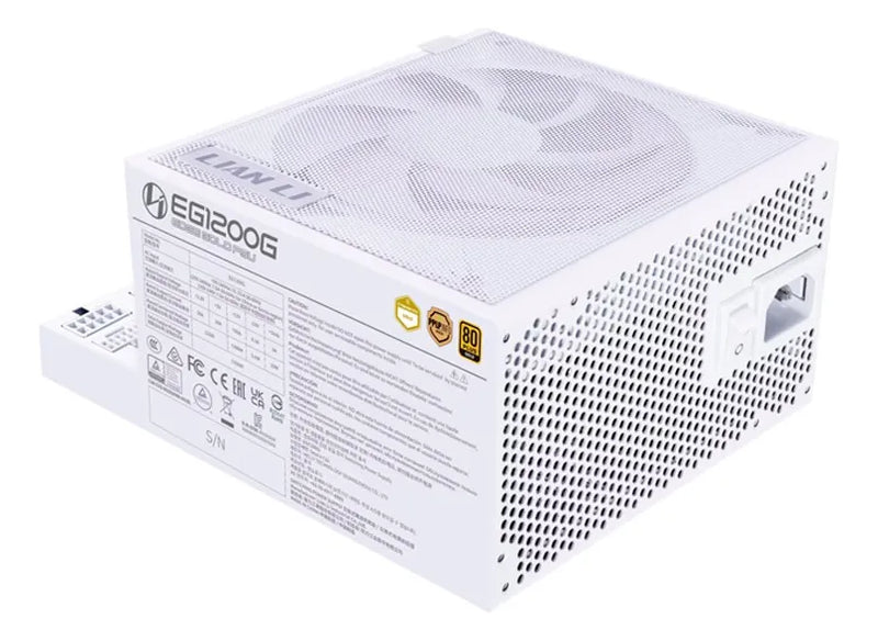 Fuente De Poder Lian Li 1200w Atx Edge Gold Blanco Modular