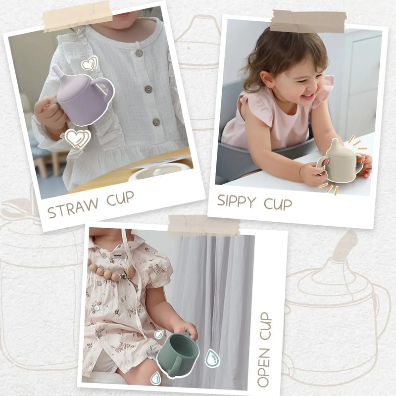 Moonkie Vasos De Silicona Para Bebes | Taza De Entrenamiento