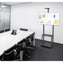 Soporte Pedestal Ruedas 32 A 70/max 50kg Tv Móvil Carrito Color Negro