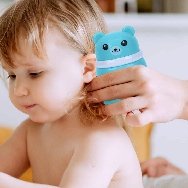 Fomiyes Caja De Polvo De Bebe De Oso De Dibujos Animados Caj