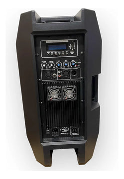 Parlante Activo Audio Sound 12 Pulgadas 12.000w +base Y Mic Negro