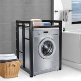 Rack Apilable Lavadora-secadora Con Estante De Madera