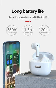 Audífonos Inalámbricos Bluetooth Lenovo Live Pods Lp40 Pro Negro