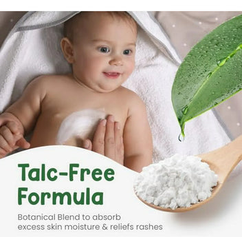 Polvo Natural Sin Talco Para Bebés, 100 G (pack De 2)