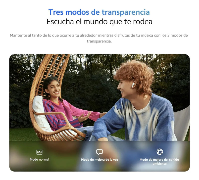 Xiaomi Redmi Buds 5, Auriculares Táctil Anc Manos Libres, Wh Blanco