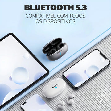 Auriculares inalámbricos Bluetooth Lenovo Livepods Xt83 Tws, color gris y negro