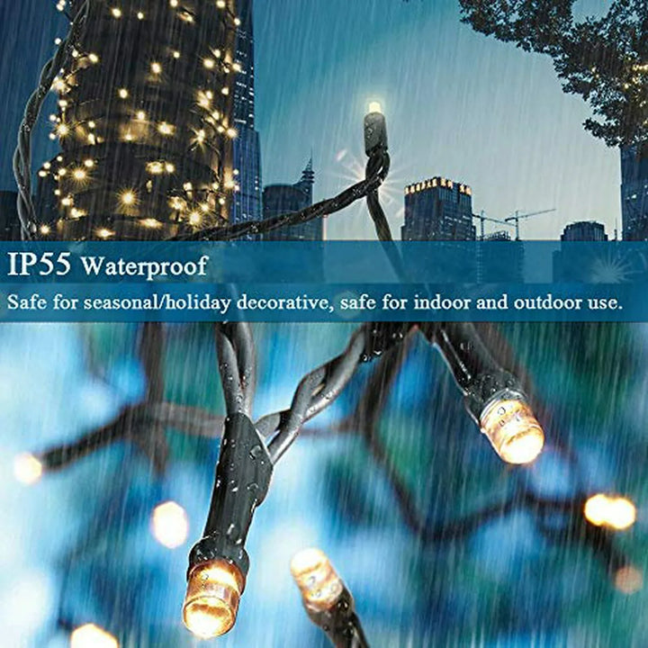 Luces Luces Navideñas Led De 105 Pies Con 300 Pies Mejoradas