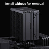 Cooler Disipador Para Intel - Amd Ventilador 120mm Snowman Negro