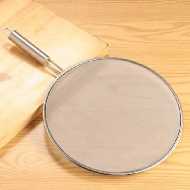 Tapa Frito En Acero De 28 Cm Plateado