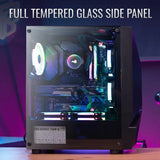 Gabinete Chasis Gamer Aerocool Scape Argb 3 Ventiladores Rgb