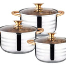 Estufa Inducción Empotrable Renahouse 3600w + Ollas Color Negro
