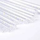 Luces Led Lagrima Meteoro X 8 Decoracion Navidad Calida Amarillo